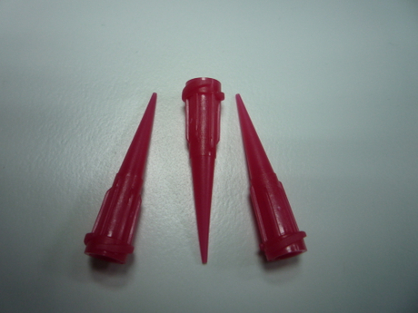 25G錐度塑膠點膠針(紅)